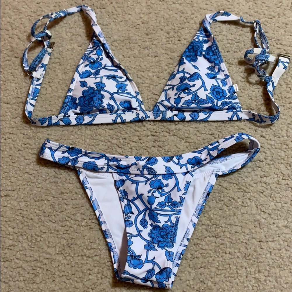 floral bikini set